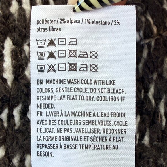 American Eagle Outfitters Open Cardigan Women XS Brown - Picture 7 of 9